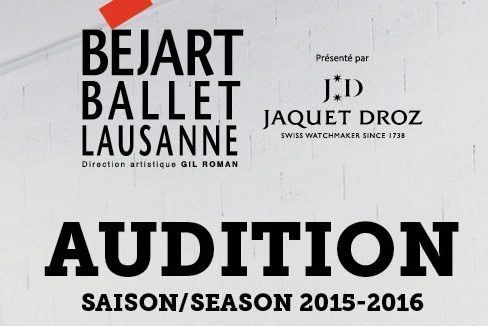 AUDITION AU BÉJARD BALLET LAUSANNE