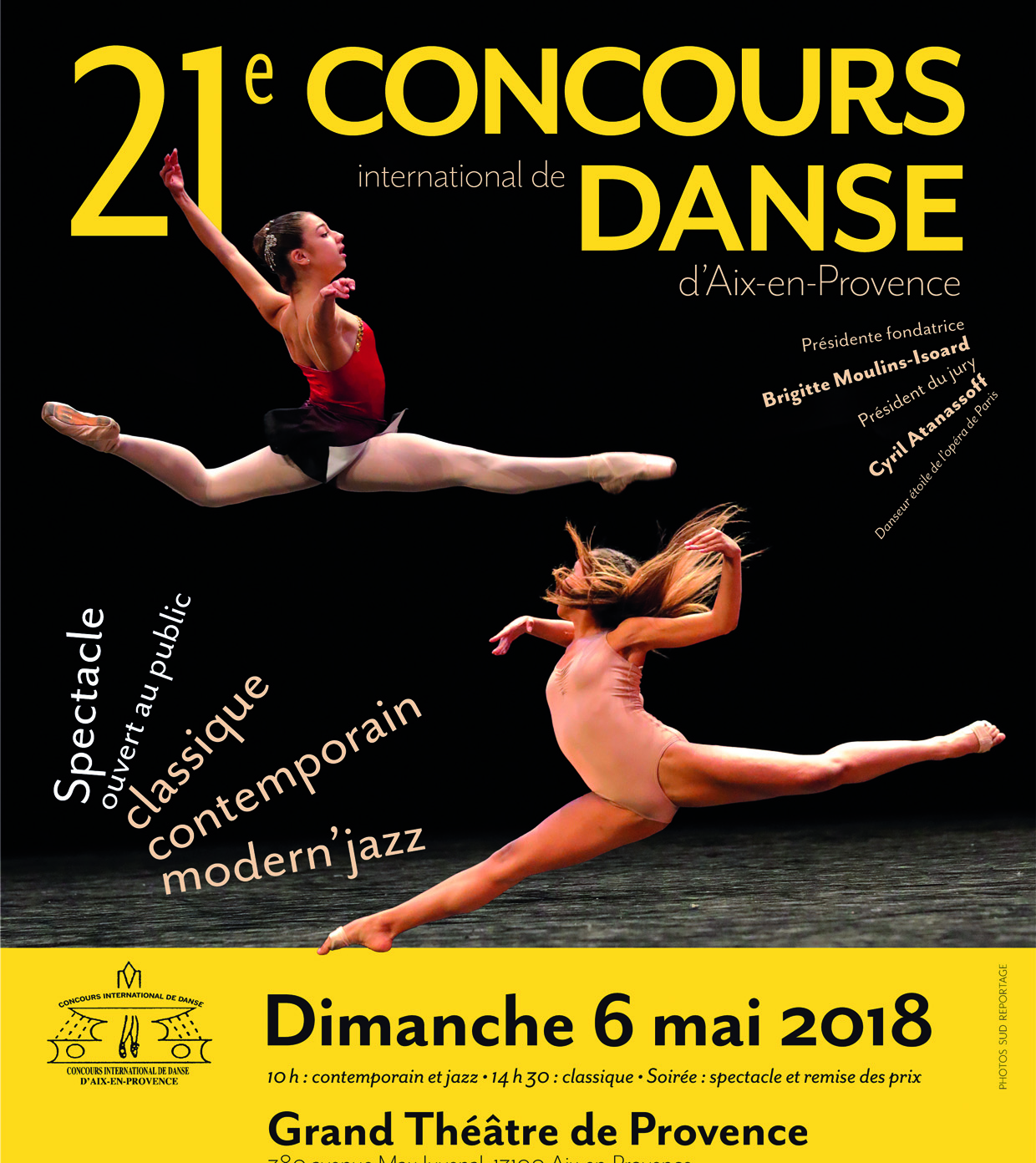 AIX EN PROVENCE – PALMARES DU CONCOURS INTERNATIONAL DE DANSE 2018