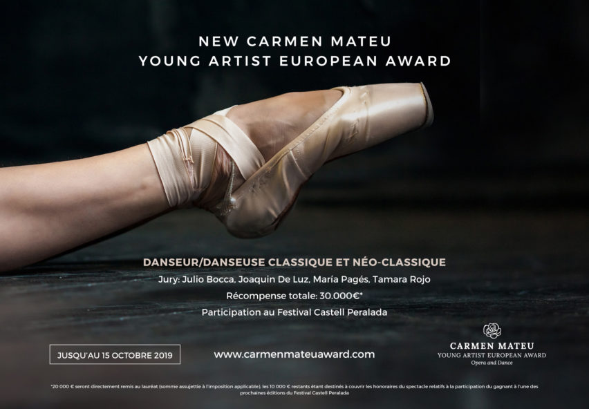 PRIX CARMEN MATEU POUR JEUNE DANSEUR CLASSIQUE