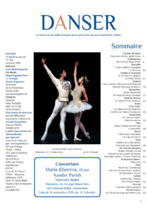 SOMMAIRE DANSER 362 OCTOBRE