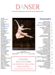 Sommaire Danser n° 383 Juillet 2021