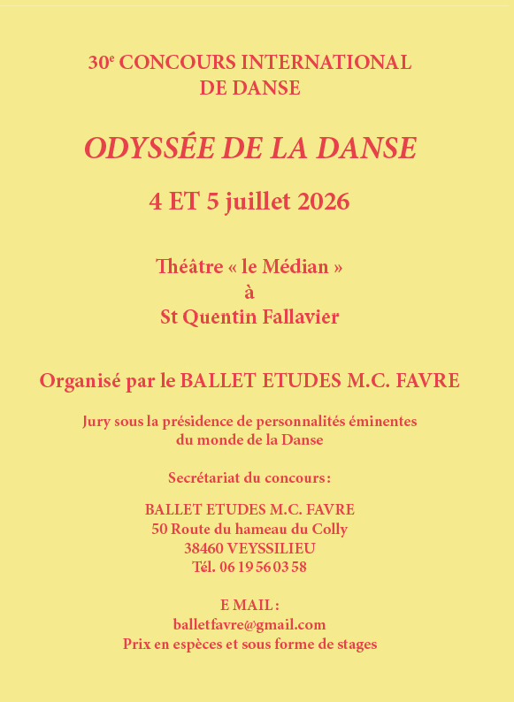 ODYSSÉE DE LA DANSE